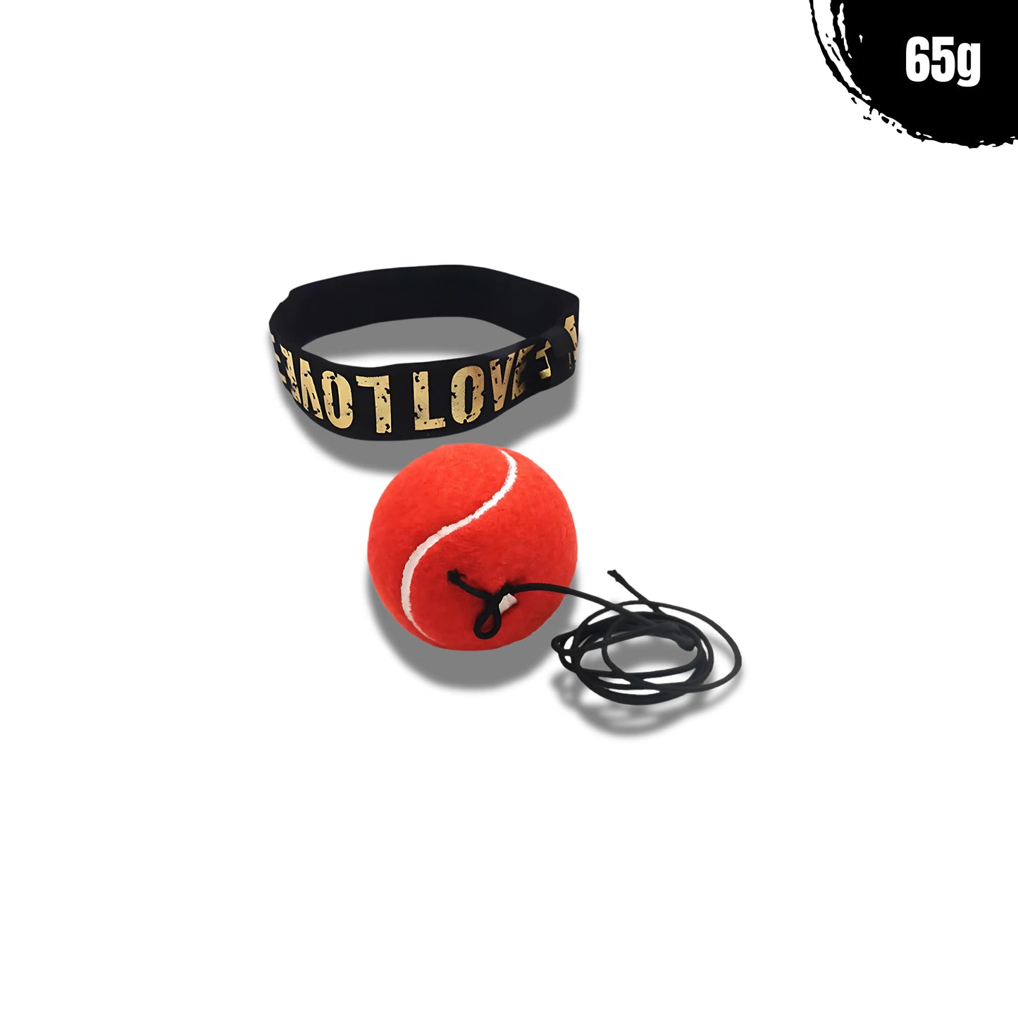 65g headband reflex ball THE ACCURACY PRO™ – tennis-style reaction ball for enhanced speed and timing in combat sports