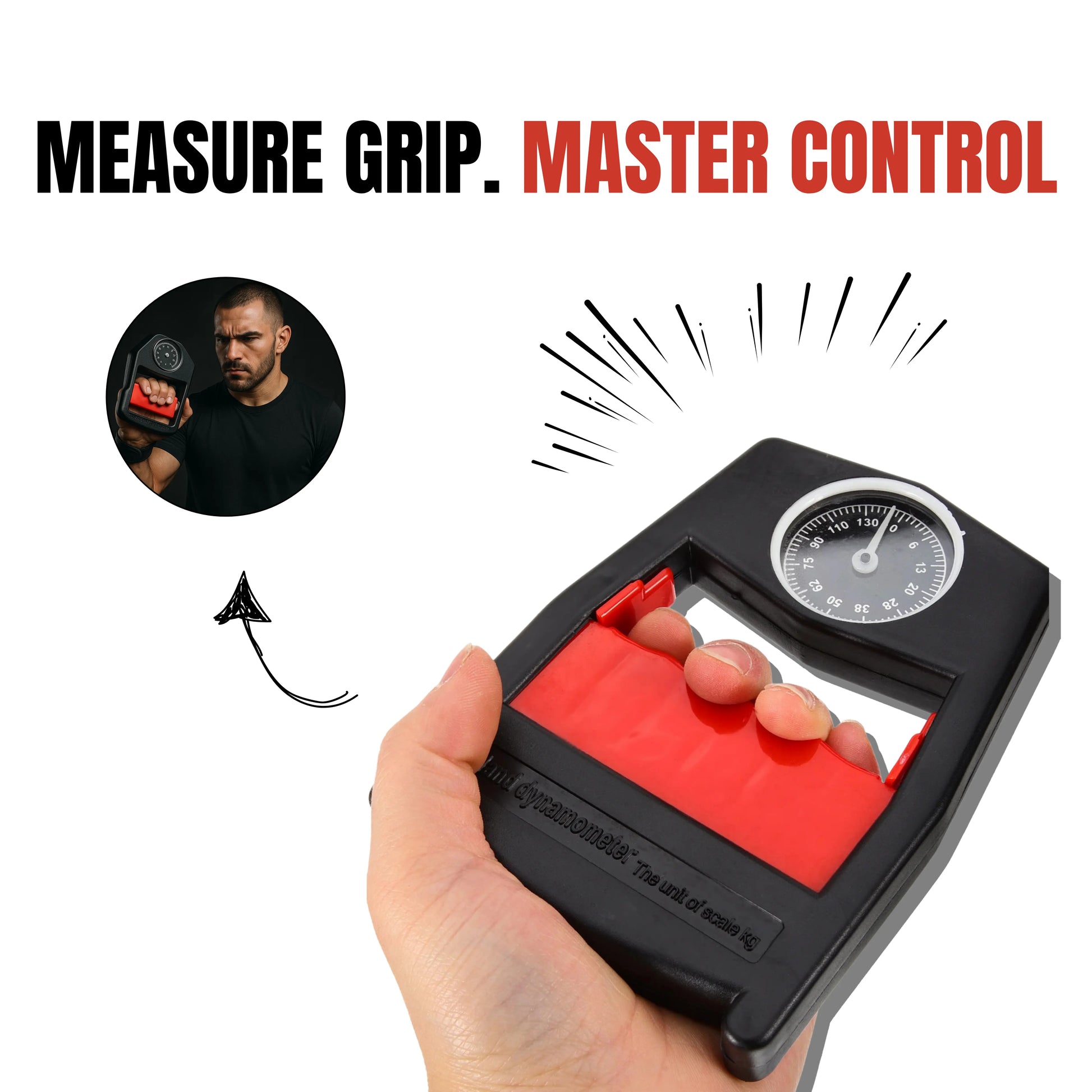 THE GRIP TRACKER™ grip strength tester for fighters – track hand power, monitor progress, and dominate every clinch and strike
