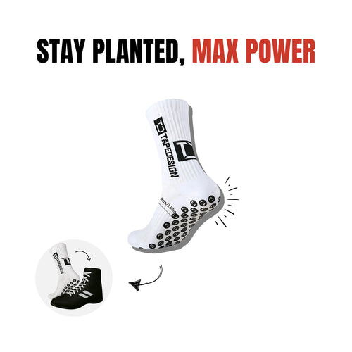 High-grip undershoes socks with anti-slip sole, designed to boost foot stability and power during intense combat or fitness training.