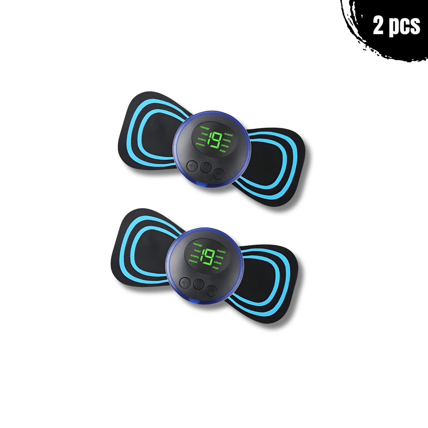 THE MASSAGER STICK™ 2-piece EMS muscle massager set – perfect for focused recovery on arms, legs, back, and shoulders