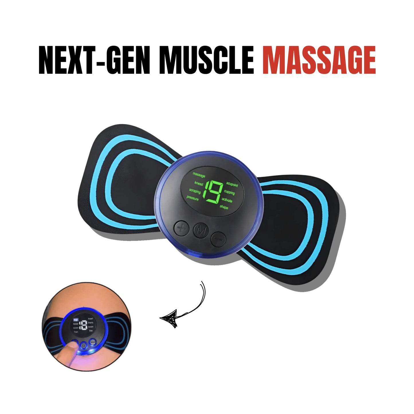 THE MASSAGER STICK™ next-gen EMS device for muscle recovery, pain relief, and performance enhancement – ideal for MMA, boxing, and high-intensity athletes