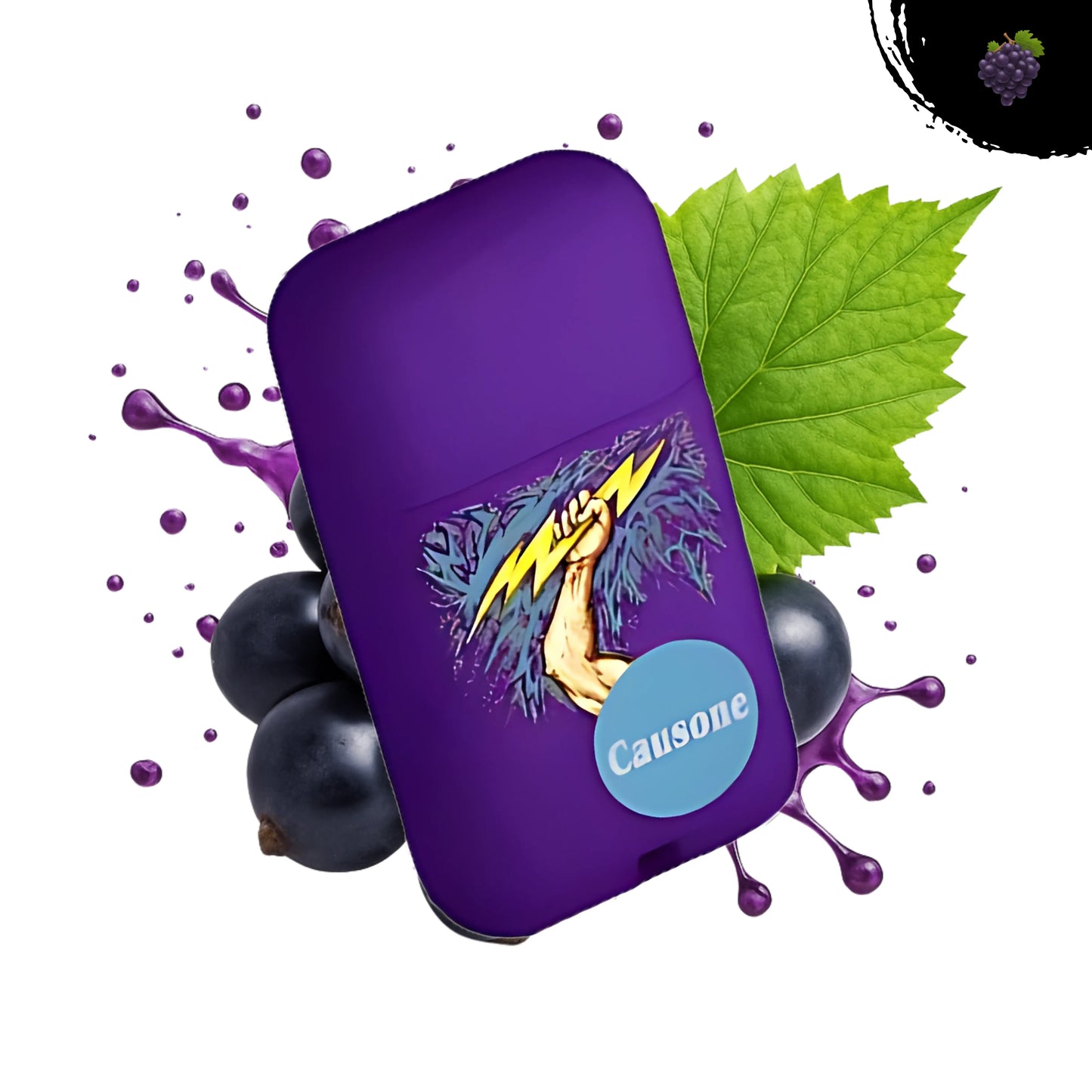 Grape-flavored nasal energy booster THE NATURAL ENERGY BAR™ – helps athletes breathe better and focus deeper