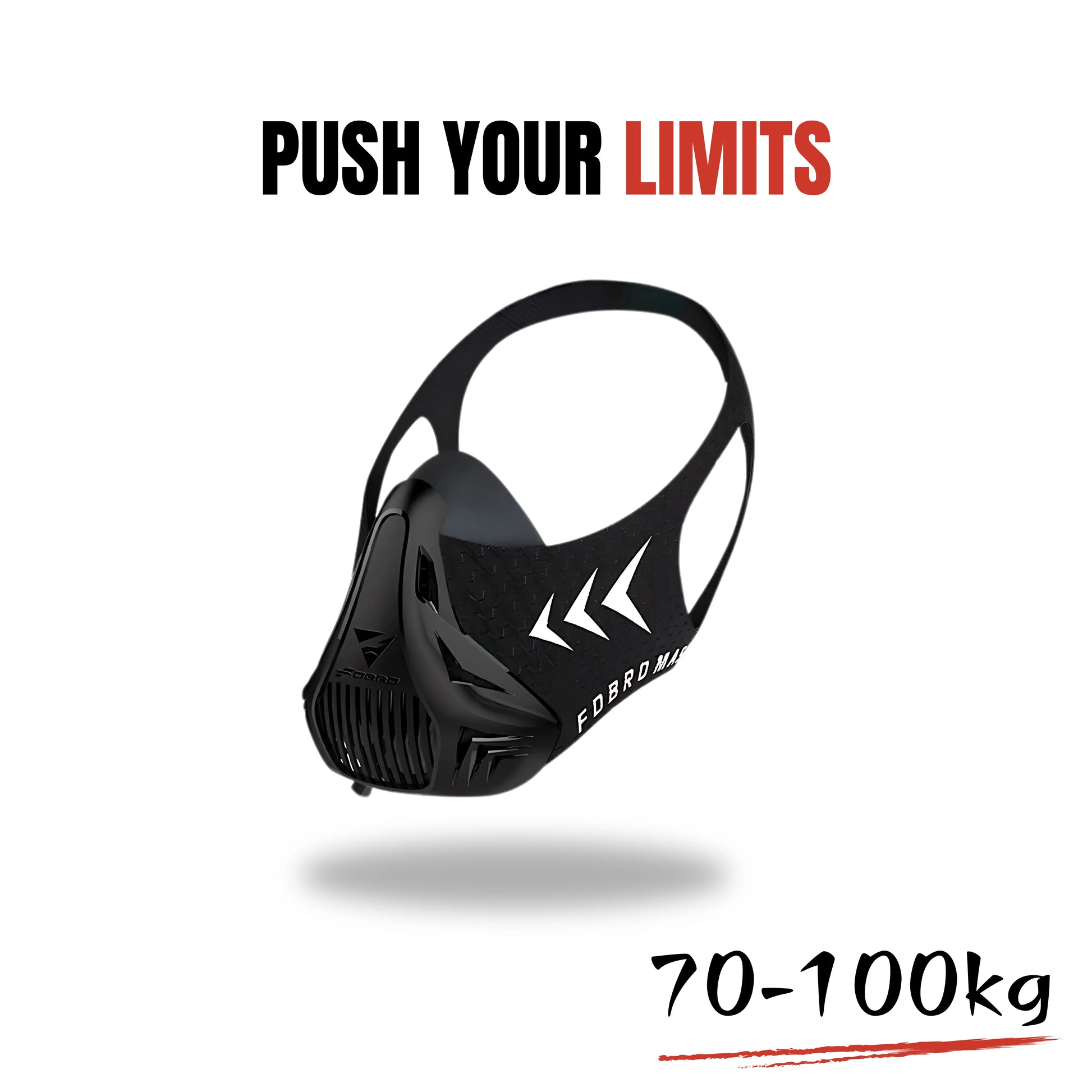 Altitude simulation training mask THE O2 ELITE™ for athletes weighing between 70kg and 100kg – built for power, endurance, and peak conditioning
